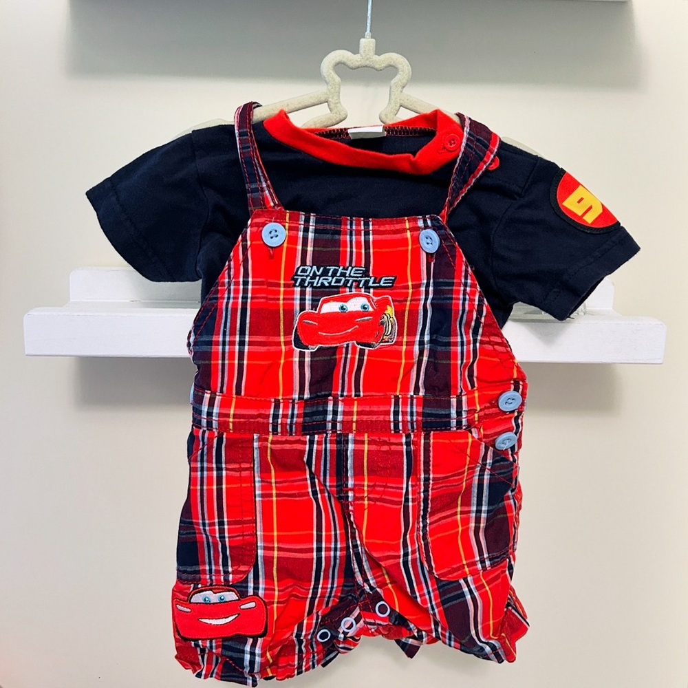 Cars Lightening McQueen Overall Set